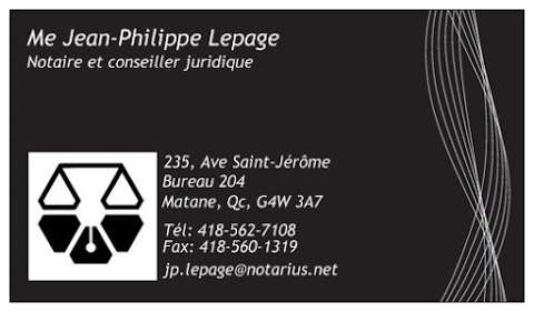 Me Jean-Philippe Lepage, notaire